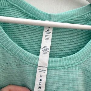 Swiftly long sleeve beautiful mint color size 10